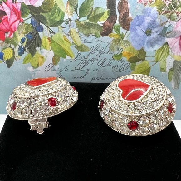 Christian Dior Boutique "Love is in the Air" CLIP Earrings - Picture 3 of 7